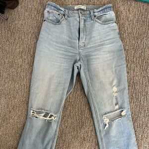 Abercrombie Curve Love Straight Leg